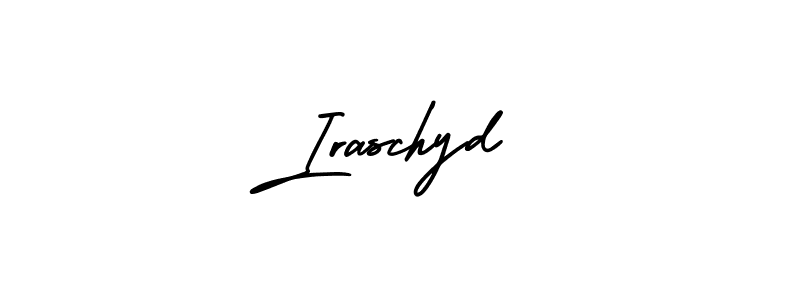 How to make Iraschyd signature? AmerikaSignatureDemo-Regular is a professional autograph style. Create handwritten signature for Iraschyd name. Iraschyd signature style 3 images and pictures png