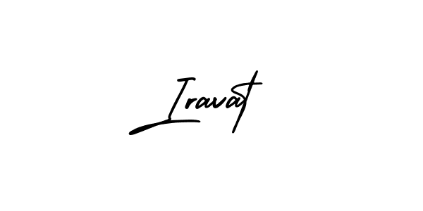 Also we have Iravat name is the best signature style. Create professional handwritten signature collection using AmerikaSignatureDemo-Regular autograph style. Iravat signature style 3 images and pictures png