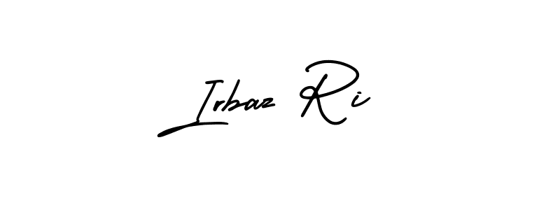 Also You can easily find your signature by using the search form. We will create Irbaz Ri name handwritten signature images for you free of cost using AmerikaSignatureDemo-Regular sign style. Irbaz Ri signature style 3 images and pictures png