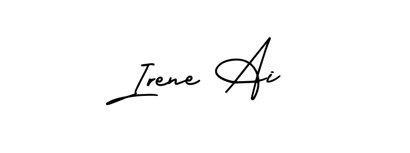 Create a beautiful signature design for name Irene Ai. With this signature (AmerikaSignatureDemo-Regular) fonts, you can make a handwritten signature for free. Irene Ai signature style 3 images and pictures png