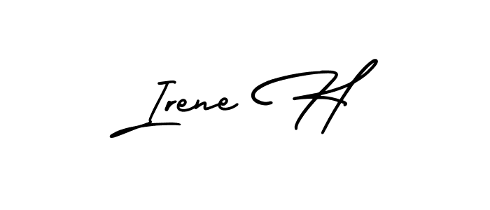 Make a beautiful signature design for name Irene H. Use this online signature maker to create a handwritten signature for free. Irene H signature style 3 images and pictures png