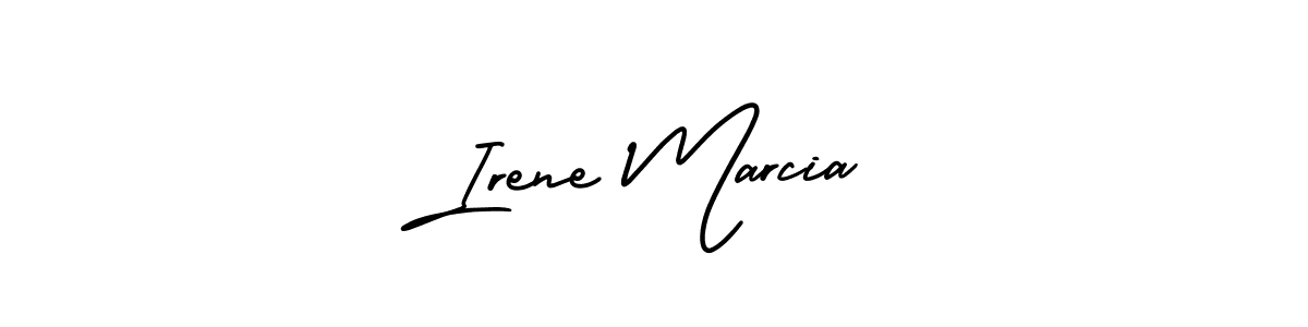 AmerikaSignatureDemo-Regular is a professional signature style that is perfect for those who want to add a touch of class to their signature. It is also a great choice for those who want to make their signature more unique. Get Irene Marcia name to fancy signature for free. Irene Marcia signature style 3 images and pictures png