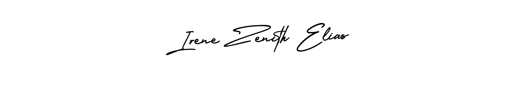 It looks lik you need a new signature style for name Irene Zenith Elias. Design unique handwritten (AmerikaSignatureDemo-Regular) signature with our free signature maker in just a few clicks. Irene Zenith Elias signature style 3 images and pictures png