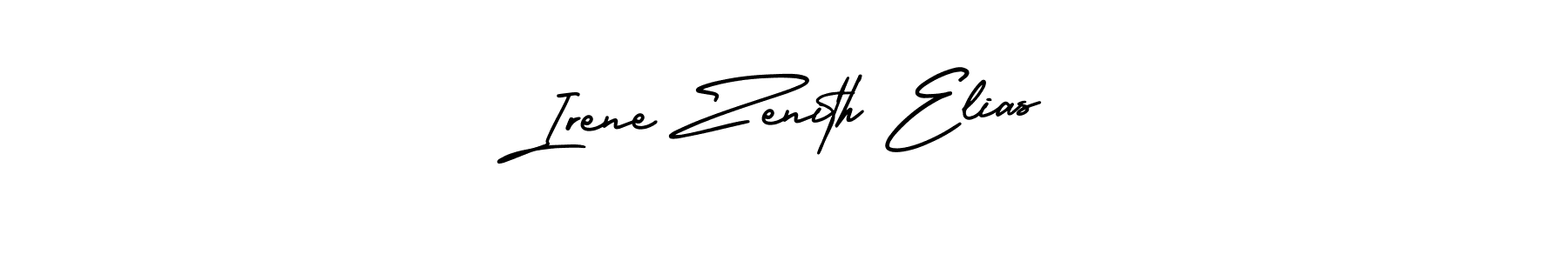 The best way (AmerikaSignatureDemo-Regular) to make a short signature is to pick only two or three words in your name. The name Irene Zenith Elias include a total of six letters. For converting this name. Irene Zenith Elias signature style 3 images and pictures png