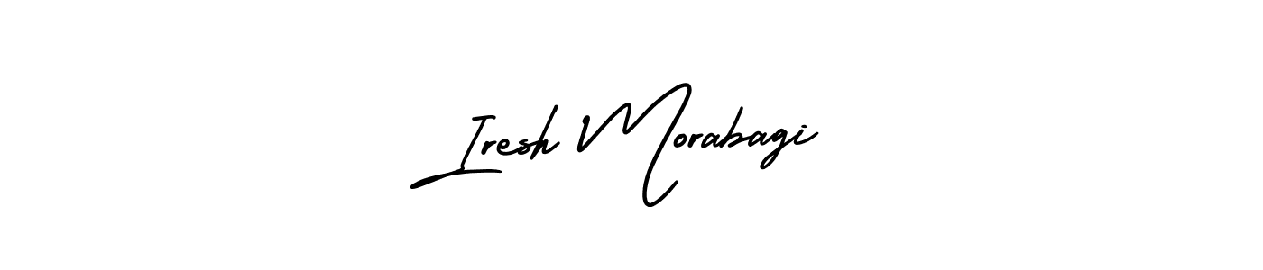 How to Draw Iresh Morabagi signature style? AmerikaSignatureDemo-Regular is a latest design signature styles for name Iresh Morabagi. Iresh Morabagi signature style 3 images and pictures png