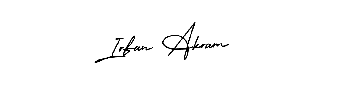 How to make Irfan Akram signature? AmerikaSignatureDemo-Regular is a professional autograph style. Create handwritten signature for Irfan Akram name. Irfan Akram signature style 3 images and pictures png