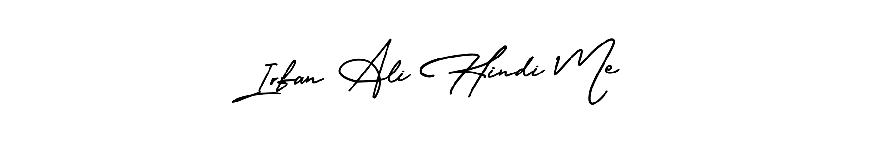 Irfan Ali Hindi Me stylish signature style. Best Handwritten Sign (AmerikaSignatureDemo-Regular) for my name. Handwritten Signature Collection Ideas for my name Irfan Ali Hindi Me. Irfan Ali Hindi Me signature style 3 images and pictures png