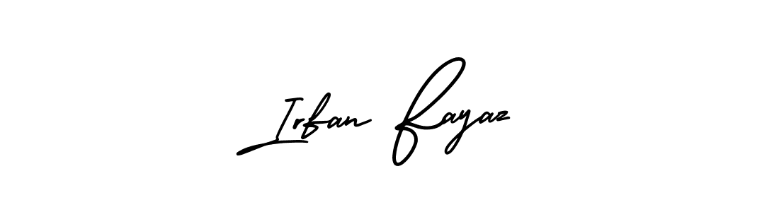 How to Draw Irfan Fayaz signature style? AmerikaSignatureDemo-Regular is a latest design signature styles for name Irfan Fayaz. Irfan Fayaz signature style 3 images and pictures png