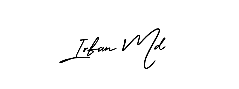 How to Draw Irfan Md signature style? AmerikaSignatureDemo-Regular is a latest design signature styles for name Irfan Md. Irfan Md signature style 3 images and pictures png