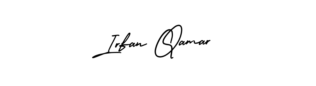 Irfan Qamar stylish signature style. Best Handwritten Sign (AmerikaSignatureDemo-Regular) for my name. Handwritten Signature Collection Ideas for my name Irfan Qamar. Irfan Qamar signature style 3 images and pictures png