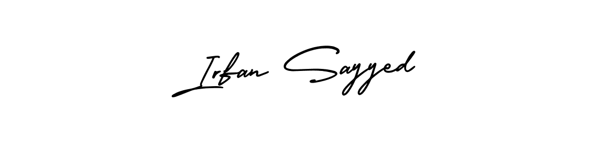 Make a beautiful signature design for name Irfan Sayyed. Use this online signature maker to create a handwritten signature for free. Irfan Sayyed signature style 3 images and pictures png