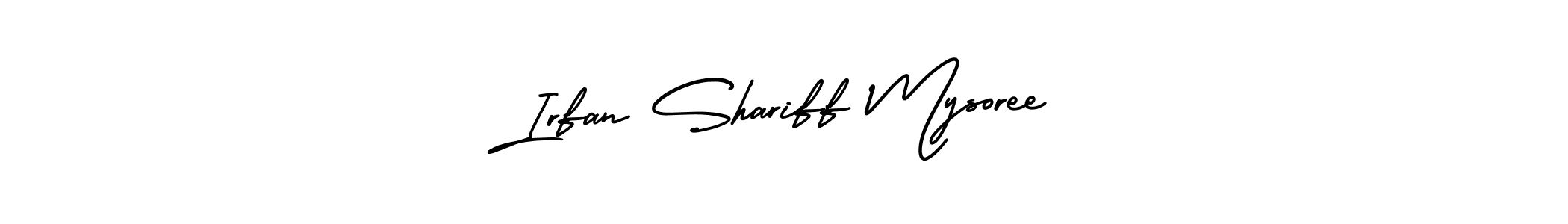 Use a signature maker to create a handwritten signature online. With this signature software, you can design (AmerikaSignatureDemo-Regular) your own signature for name Irfan Shariff Mysoree. Irfan Shariff Mysoree signature style 3 images and pictures png