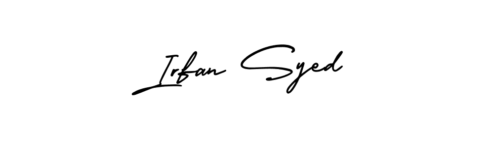 Best and Professional Signature Style for Irfan Syed. AmerikaSignatureDemo-Regular Best Signature Style Collection. Irfan Syed signature style 3 images and pictures png
