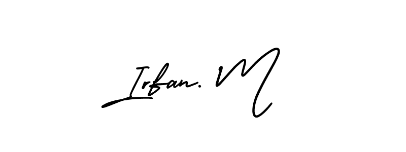 Design your own signature with our free online signature maker. With this signature software, you can create a handwritten (AmerikaSignatureDemo-Regular) signature for name Irfan. M. Irfan. M signature style 3 images and pictures png