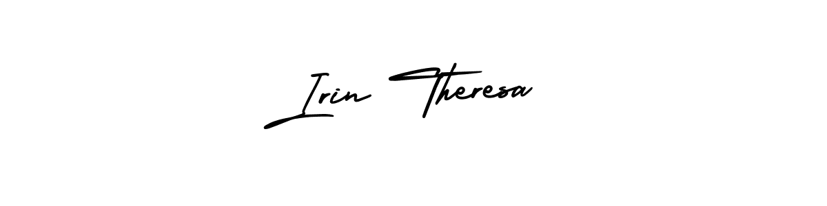 It looks lik you need a new signature style for name Irin Theresa. Design unique handwritten (AmerikaSignatureDemo-Regular) signature with our free signature maker in just a few clicks. Irin Theresa signature style 3 images and pictures png