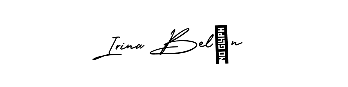 Use a signature maker to create a handwritten signature online. With this signature software, you can design (AmerikaSignatureDemo-Regular) your own signature for name Irina Belén. Irina Belén signature style 3 images and pictures png