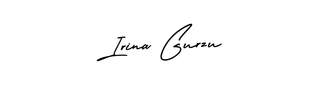 Use a signature maker to create a handwritten signature online. With this signature software, you can design (AmerikaSignatureDemo-Regular) your own signature for name Irina Gurzu. Irina Gurzu signature style 3 images and pictures png