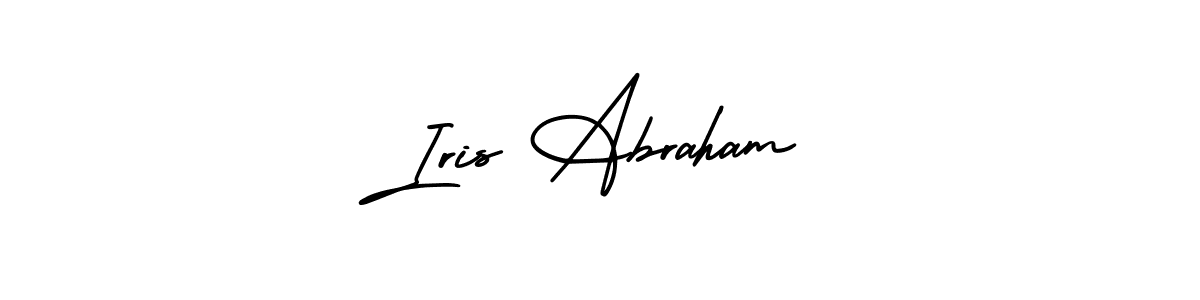 How to make Iris Abraham signature? AmerikaSignatureDemo-Regular is a professional autograph style. Create handwritten signature for Iris Abraham name. Iris Abraham signature style 3 images and pictures png