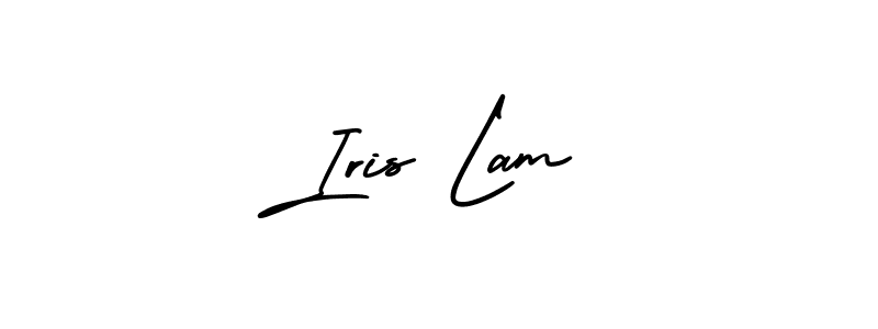 AmerikaSignatureDemo-Regular is a professional signature style that is perfect for those who want to add a touch of class to their signature. It is also a great choice for those who want to make their signature more unique. Get Iris Lam name to fancy signature for free. Iris Lam signature style 3 images and pictures png