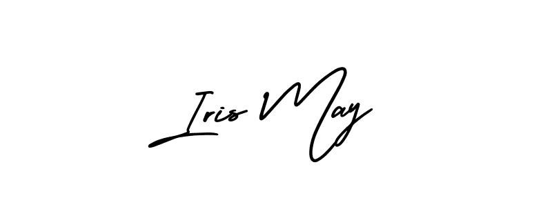 if you are searching for the best signature style for your name Iris May. so please give up your signature search. here we have designed multiple signature styles  using AmerikaSignatureDemo-Regular. Iris May signature style 3 images and pictures png