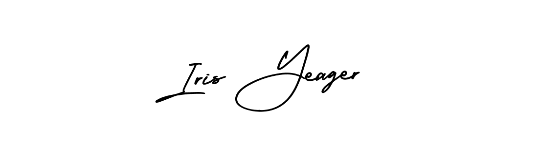 Iris Yeager stylish signature style. Best Handwritten Sign (AmerikaSignatureDemo-Regular) for my name. Handwritten Signature Collection Ideas for my name Iris Yeager. Iris Yeager signature style 3 images and pictures png