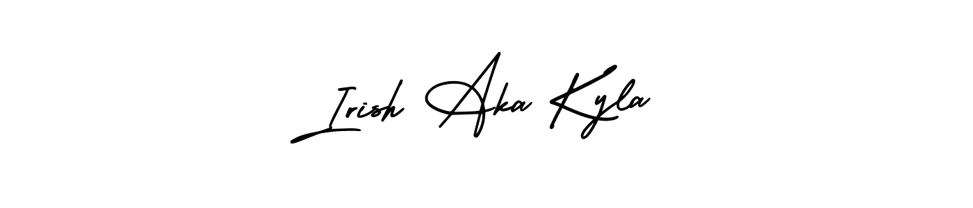 Also we have Irish Aka Kyla name is the best signature style. Create professional handwritten signature collection using AmerikaSignatureDemo-Regular autograph style. Irish Aka Kyla signature style 3 images and pictures png