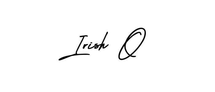 Use a signature maker to create a handwritten signature online. With this signature software, you can design (AmerikaSignatureDemo-Regular) your own signature for name Irish O. Irish O signature style 3 images and pictures png
