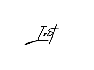 This is the best signature style for the Irit name. Also you like these signature font (AmerikaSignatureDemo-Regular). Mix name signature. Irit signature style 3 images and pictures png