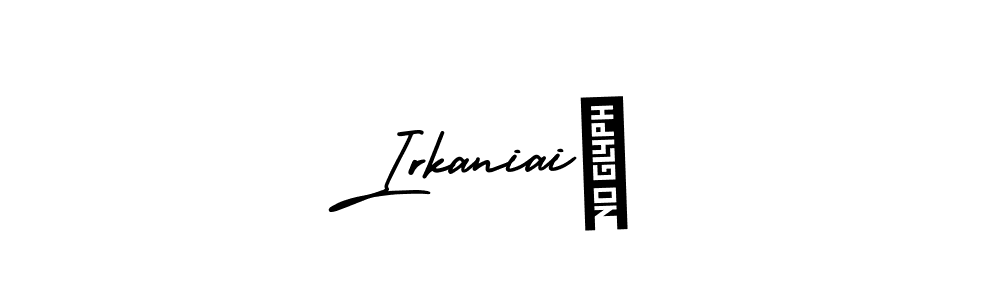 How to make IrkaniaiÇ name signature. Use AmerikaSignatureDemo-Regular style for creating short signs online. This is the latest handwritten sign. IrkaniaiÇ signature style 3 images and pictures png