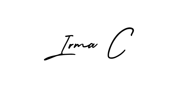 Make a beautiful signature design for name Irma C. Use this online signature maker to create a handwritten signature for free. Irma C signature style 3 images and pictures png