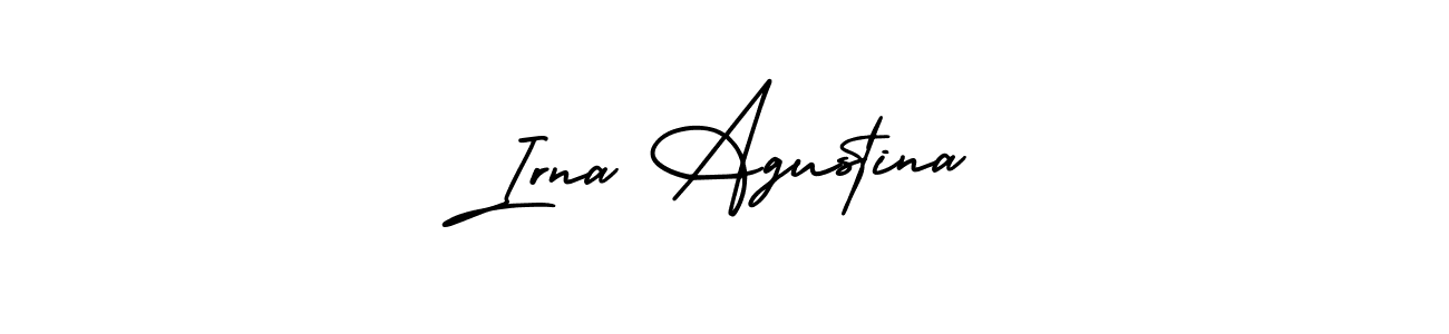 Also we have Irna Agustina name is the best signature style. Create professional handwritten signature collection using AmerikaSignatureDemo-Regular autograph style. Irna Agustina signature style 3 images and pictures png