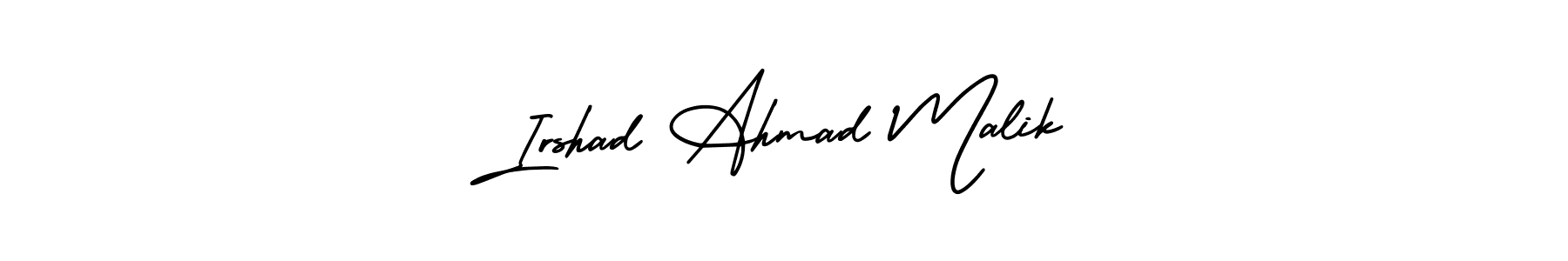 Make a beautiful signature design for name Irshad Ahmad Malik. Use this online signature maker to create a handwritten signature for free. Irshad Ahmad Malik signature style 3 images and pictures png
