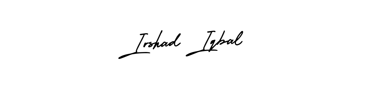 Use a signature maker to create a handwritten signature online. With this signature software, you can design (AmerikaSignatureDemo-Regular) your own signature for name Irshad Iqbal. Irshad Iqbal signature style 3 images and pictures png