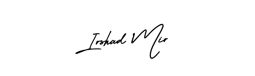 How to make Irshad Mir signature? AmerikaSignatureDemo-Regular is a professional autograph style. Create handwritten signature for Irshad Mir name. Irshad Mir signature style 3 images and pictures png