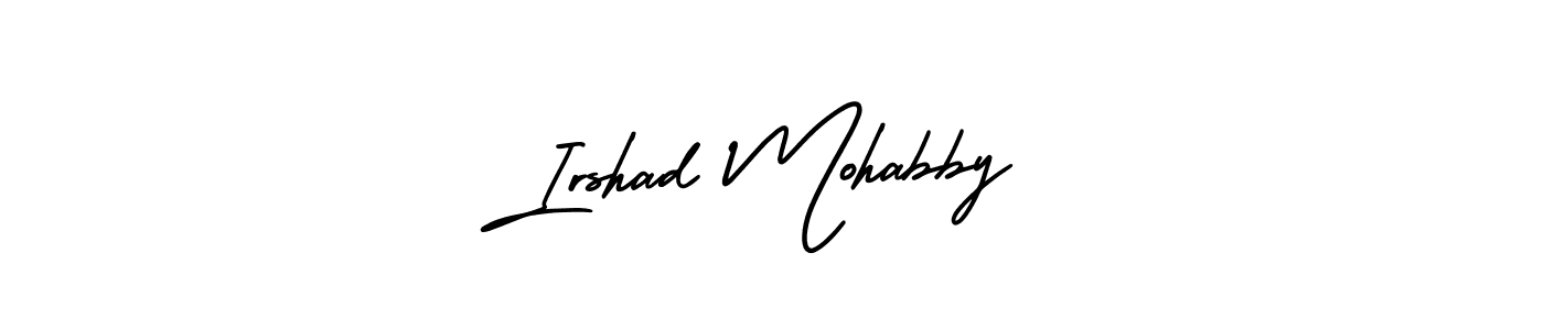 Here are the top 10 professional signature styles for the name Irshad Mohabby. These are the best autograph styles you can use for your name. Irshad Mohabby signature style 3 images and pictures png