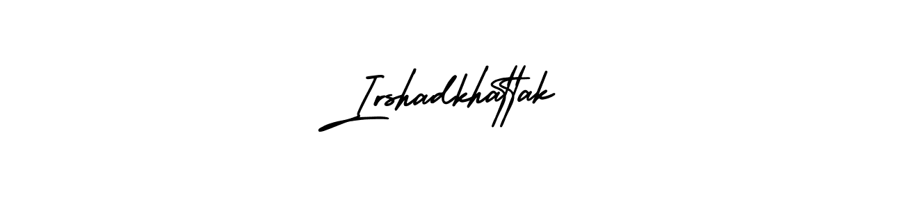 if you are searching for the best signature style for your name Irshadkhattak. so please give up your signature search. here we have designed multiple signature styles  using AmerikaSignatureDemo-Regular. Irshadkhattak signature style 3 images and pictures png