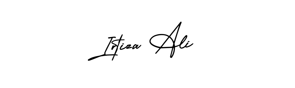 Create a beautiful signature design for name Irtiza Ali. With this signature (AmerikaSignatureDemo-Regular) fonts, you can make a handwritten signature for free. Irtiza Ali signature style 3 images and pictures png