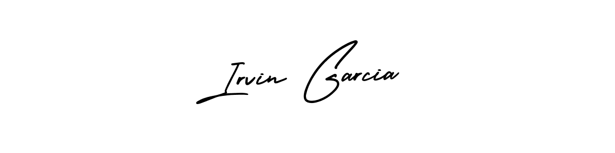 How to make Irvin Garcia name signature. Use AmerikaSignatureDemo-Regular style for creating short signs online. This is the latest handwritten sign. Irvin Garcia signature style 3 images and pictures png