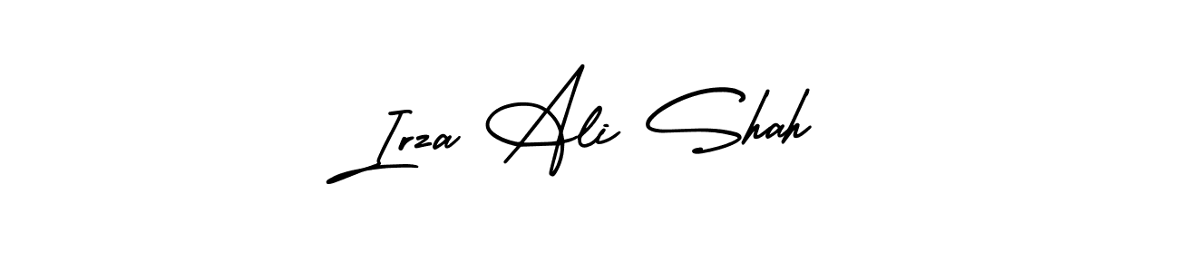 How to Draw Irza Ali Shah signature style? AmerikaSignatureDemo-Regular is a latest design signature styles for name Irza Ali Shah. Irza Ali Shah signature style 3 images and pictures png