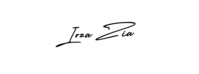 if you are searching for the best signature style for your name Irza Zia. so please give up your signature search. here we have designed multiple signature styles  using AmerikaSignatureDemo-Regular. Irza Zia signature style 3 images and pictures png