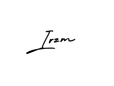 Make a beautiful signature design for name Irzm. Use this online signature maker to create a handwritten signature for free. Irzm signature style 3 images and pictures png