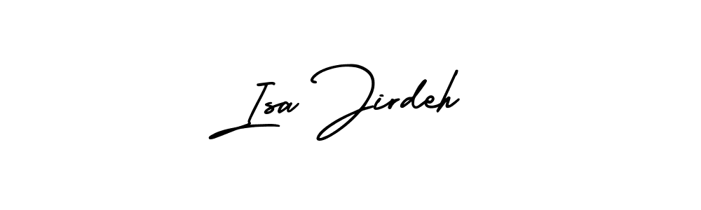 Also we have Isa Jirdeh name is the best signature style. Create professional handwritten signature collection using AmerikaSignatureDemo-Regular autograph style. Isa Jirdeh signature style 3 images and pictures png