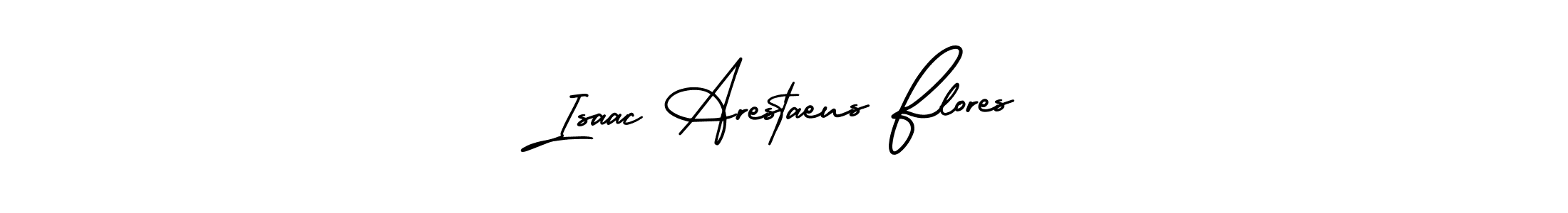 if you are searching for the best signature style for your name Isaac Arestaeus Flores. so please give up your signature search. here we have designed multiple signature styles  using AmerikaSignatureDemo-Regular. Isaac Arestaeus Flores signature style 3 images and pictures png