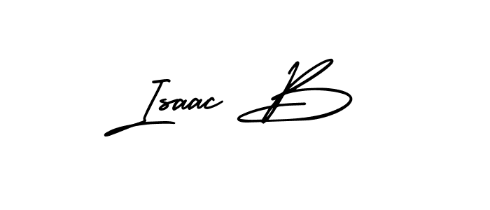 Also we have Isaac B name is the best signature style. Create professional handwritten signature collection using AmerikaSignatureDemo-Regular autograph style. Isaac B signature style 3 images and pictures png