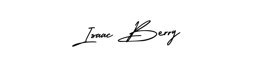 Isaac Berry stylish signature style. Best Handwritten Sign (AmerikaSignatureDemo-Regular) for my name. Handwritten Signature Collection Ideas for my name Isaac Berry. Isaac Berry signature style 3 images and pictures png