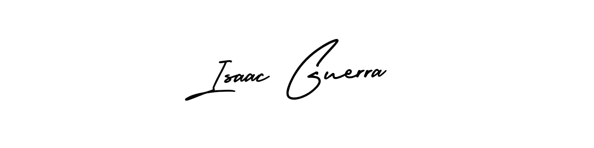 The best way (AmerikaSignatureDemo-Regular) to make a short signature is to pick only two or three words in your name. The name Isaac Guerra include a total of six letters. For converting this name. Isaac Guerra signature style 3 images and pictures png