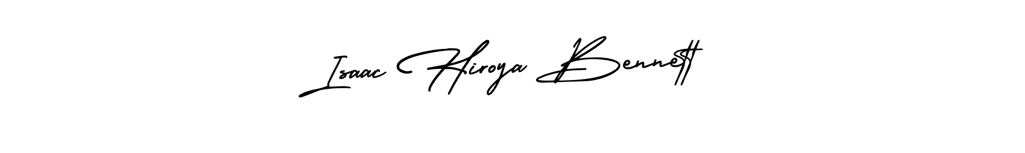 Best and Professional Signature Style for Isaac Hiroya Bennett. AmerikaSignatureDemo-Regular Best Signature Style Collection. Isaac Hiroya Bennett signature style 3 images and pictures png