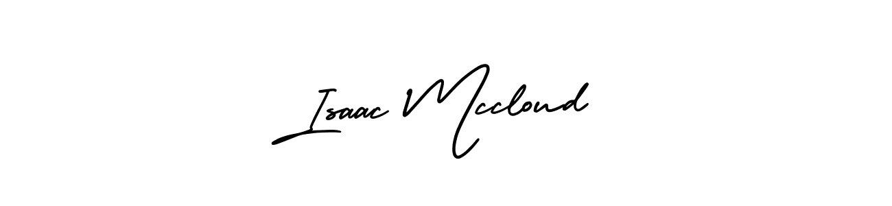 The best way (AmerikaSignatureDemo-Regular) to make a short signature is to pick only two or three words in your name. The name Isaac Mccloud include a total of six letters. For converting this name. Isaac Mccloud signature style 3 images and pictures png