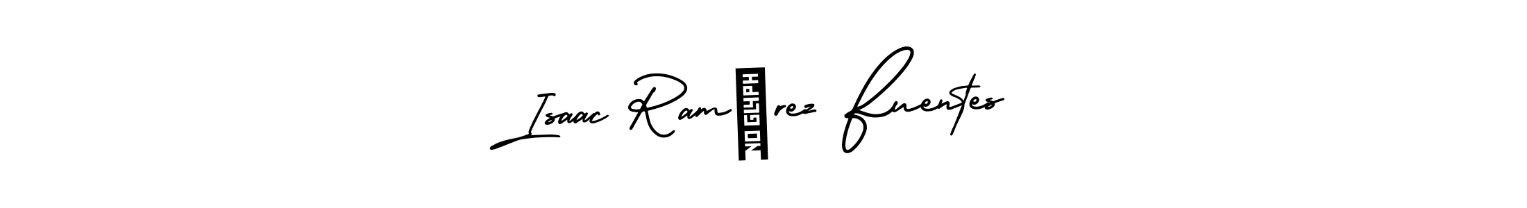 It looks lik you need a new signature style for name Isaac Ramírez Fuentes. Design unique handwritten (AmerikaSignatureDemo-Regular) signature with our free signature maker in just a few clicks. Isaac Ramírez Fuentes signature style 3 images and pictures png