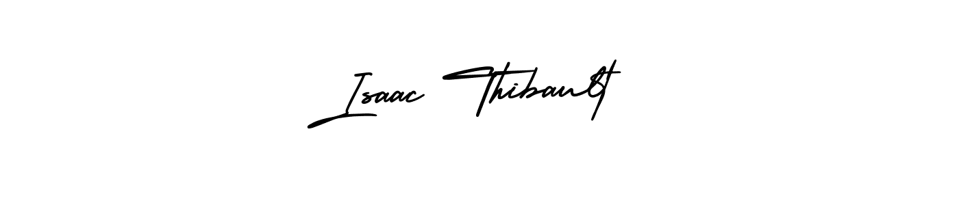 How to make Isaac Thibault name signature. Use AmerikaSignatureDemo-Regular style for creating short signs online. This is the latest handwritten sign. Isaac Thibault signature style 3 images and pictures png